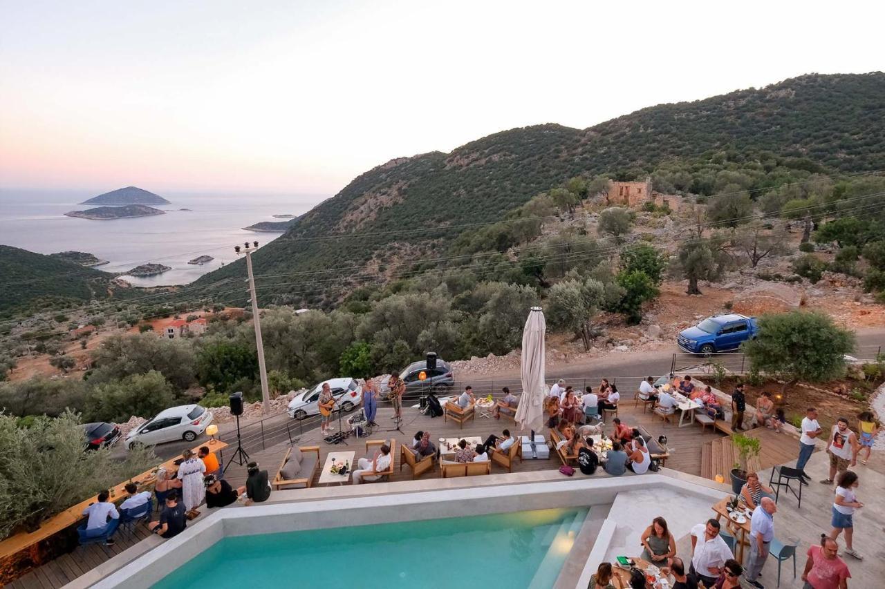 14 Premium Villas With Openair Restaurant&Tennis Court In Nature - Notos Club Kaş Kültér fotó