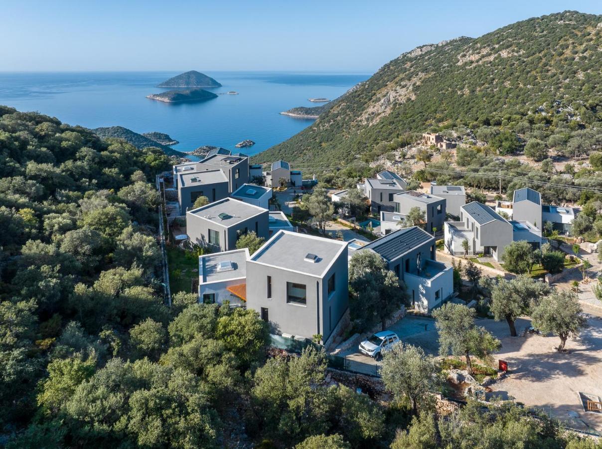 14 Premium Villas With Openair Restaurant&Tennis Court In Nature - Notos Club Kaş Kültér fotó