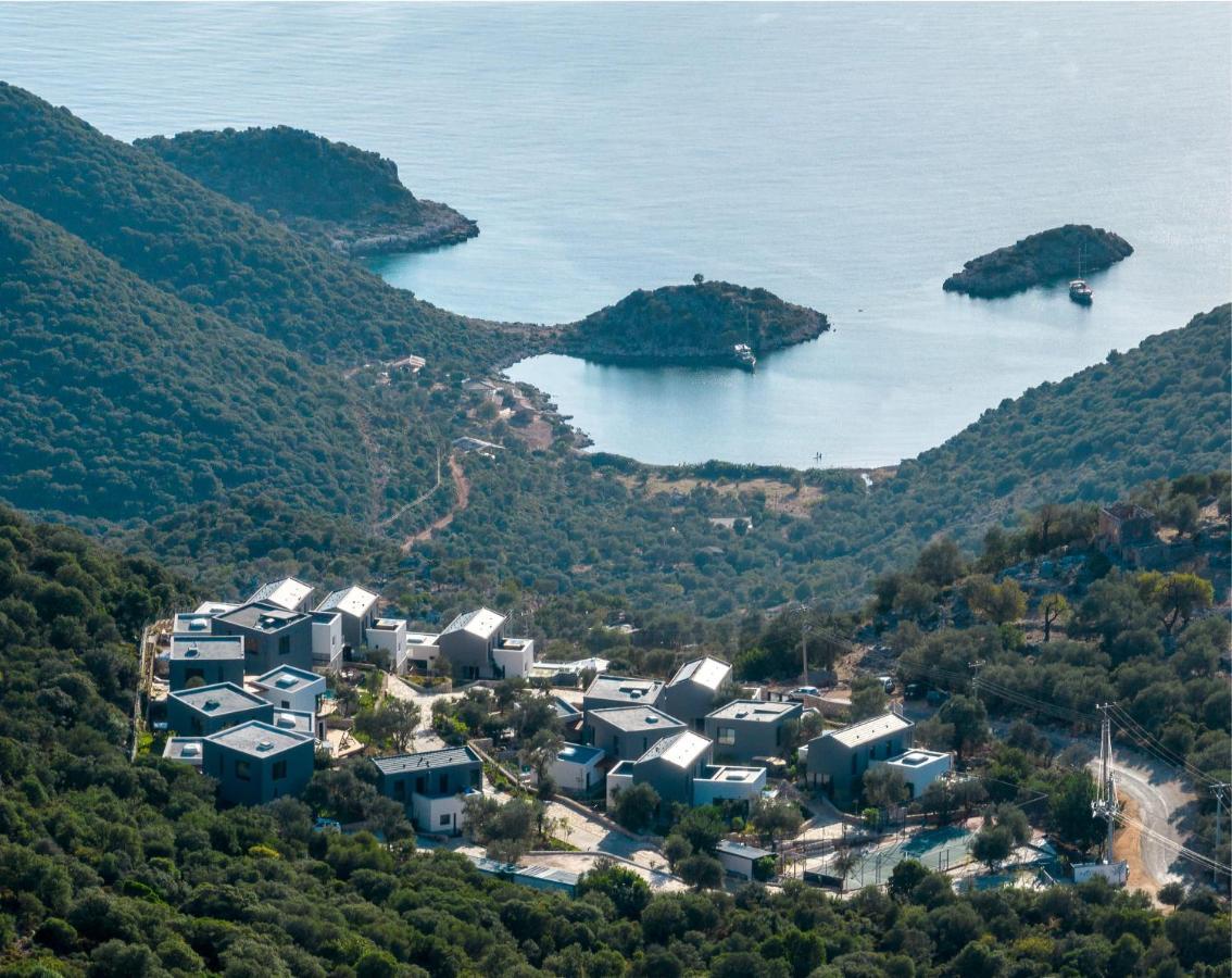 14 Premium Villas With Openair Restaurant&Tennis Court In Nature - Notos Club Kaş Kültér fotó